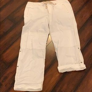 GAP White Lite Weight Pant Size 14.